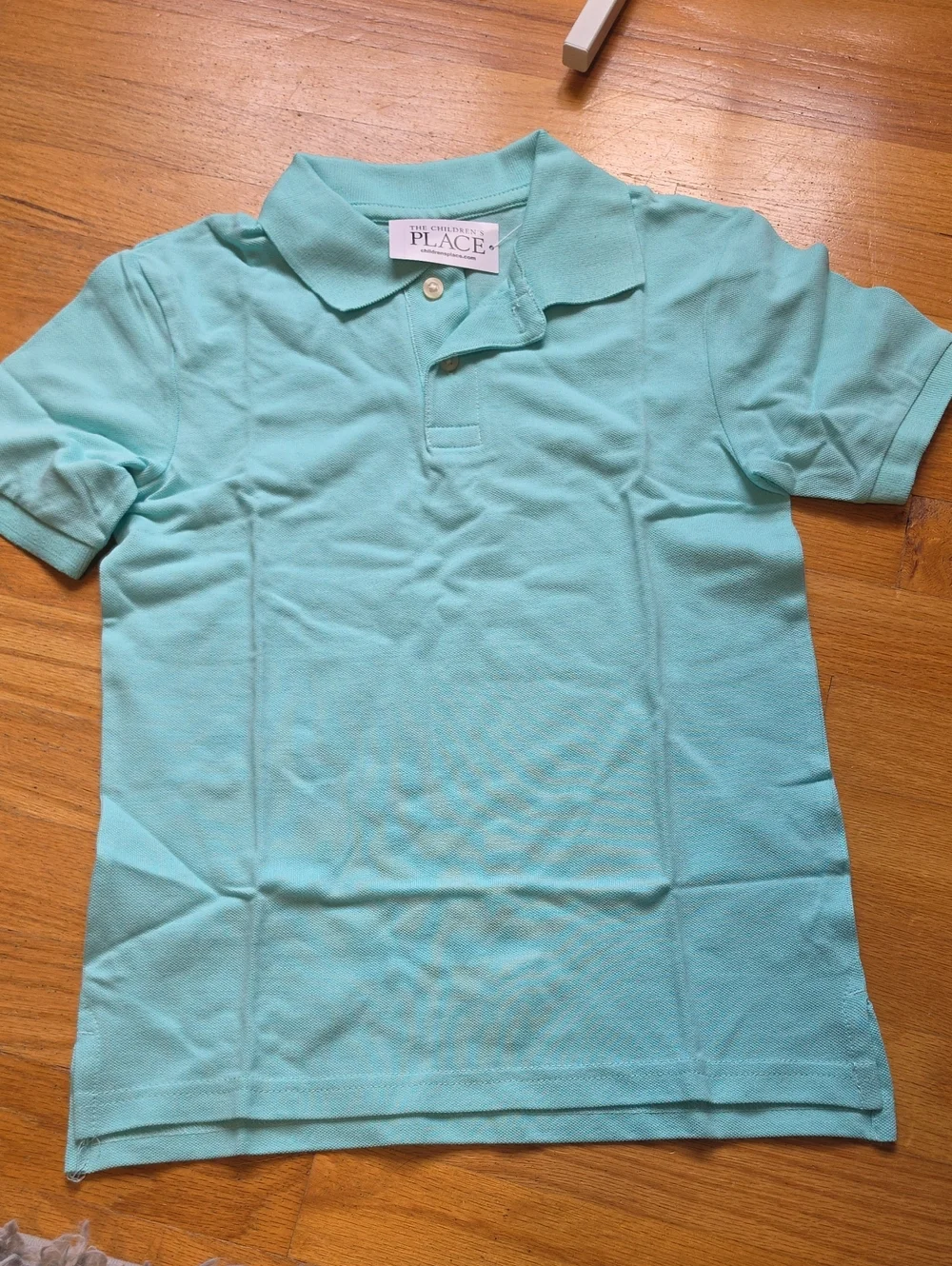 The Children's Place Teal Green Short-Sleeve Polo